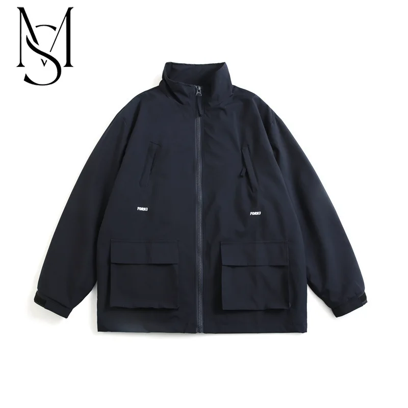

Style list spring new style rush suit stand collar jacket men's loose clothes fashion brand outdoor mountaineering casual work
