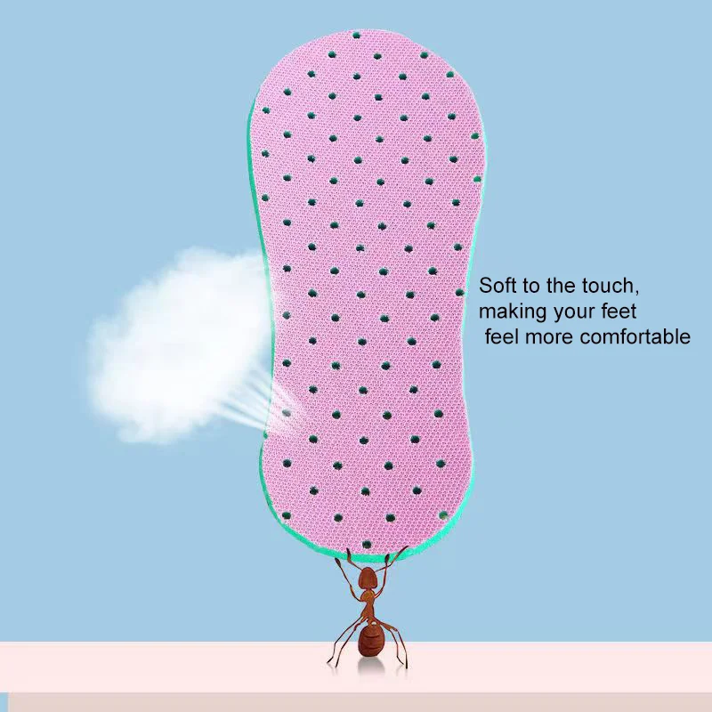 2022 New Sport Insoles For Shoes Sole Mesh Deodorant Breathable Cushion Running Insoles For Shoes Women Men Diy Insoles