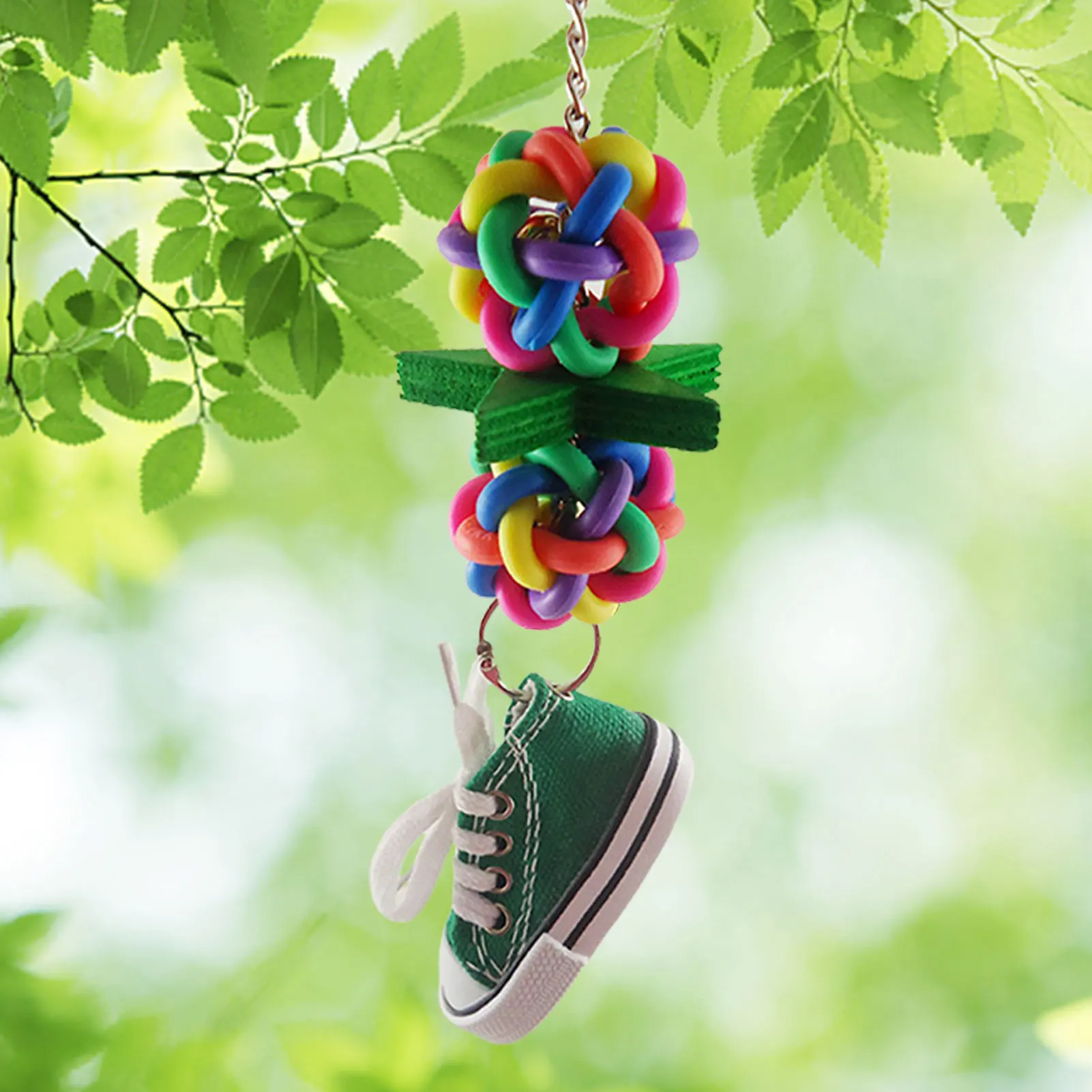 

Игрушка-попугай, жевательные игрушки, игрушка-попугай, игрушки для жевания птиц, натуральная кукурузная шкура, птичья клетка, аксессуары дл...