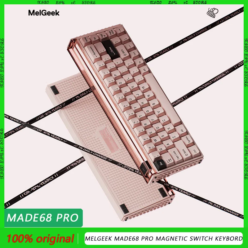 【 Предпродажа】MELGEEK MADE68 Pro Магнитный переключатель Keybord Проводная полная клавиша