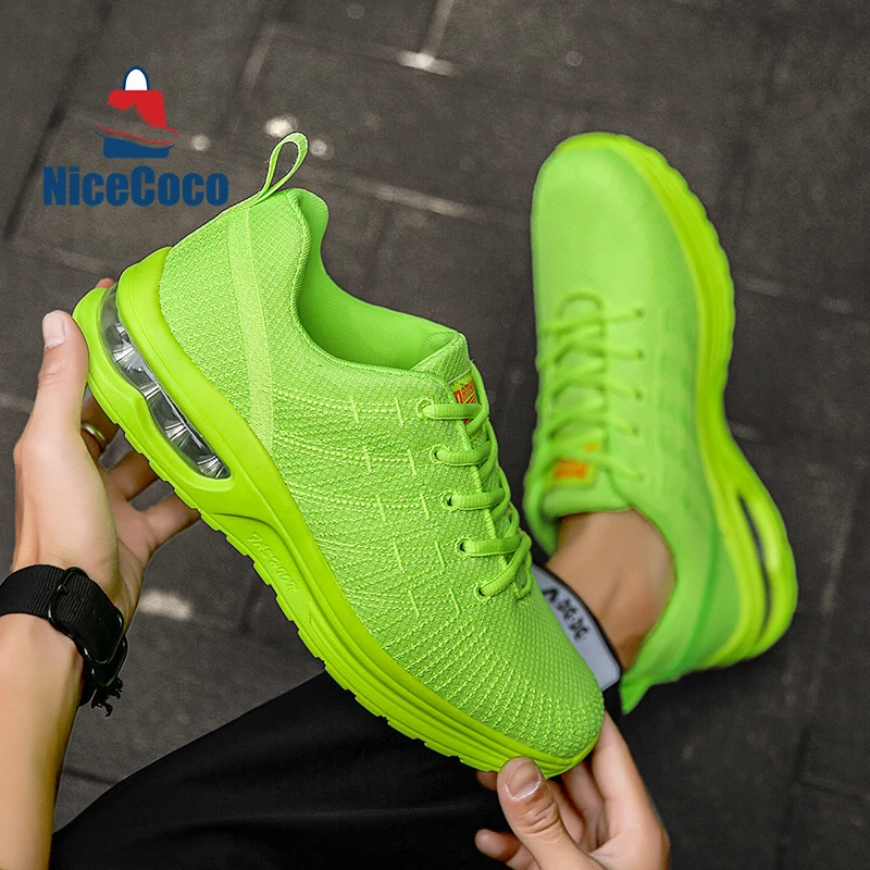 

Мужские дышащие кроссовки, желтая спортивная обувь с воздушной подушкой, обувь для тренажерного зала и прогулок, летняя теннисная обувь для бадминтона, новинка 2023