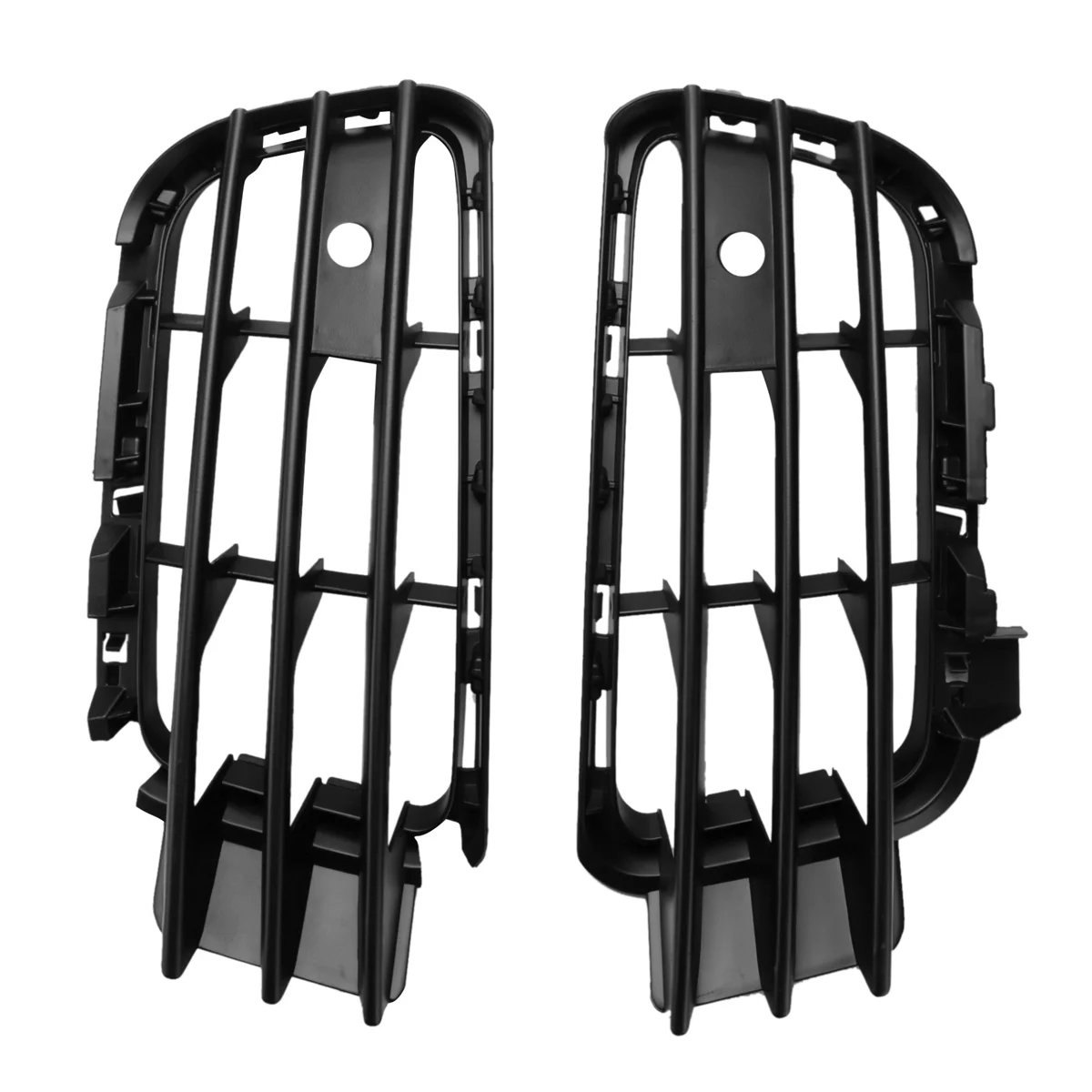 

1 пара, передний бампер, противотуманная защита, нижняя решетка гриля для-2011-2015, черный 7P6853665A