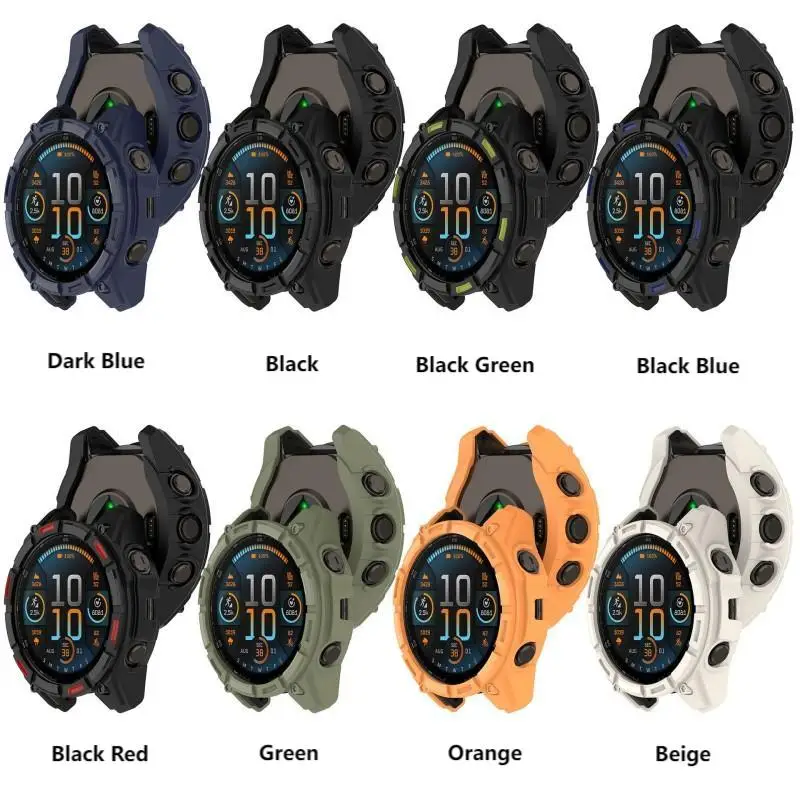 Фото Мягкий чехол из ТПУ для Garmin Tactix 8, 51 мм, 47 мм, сменный браслет SmartBand для Garmin Tactix8, 51 мм, защитная крышка от солнечной батареи №2