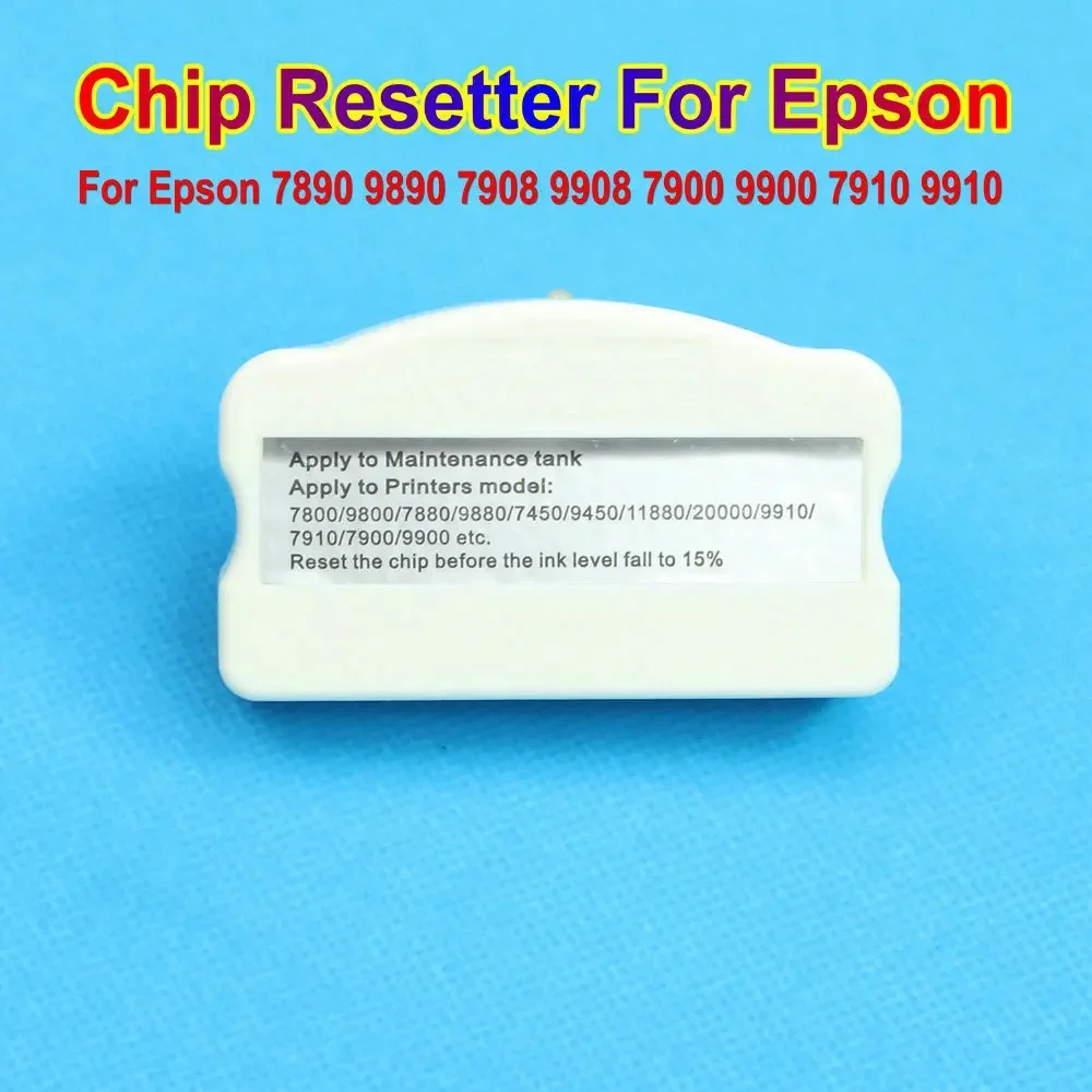 7900 Сброс для Epson Φ резервуар отработанных чернил Ic-чип сброс 9900 7890 9890 7908 9908 7910 9910 7700
