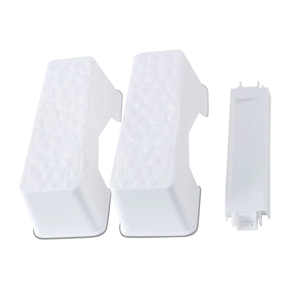 

1pc Toilet Stool Anti Plastic Household Footstool Detachable Squatting Stool for Toilet Washroom (White)