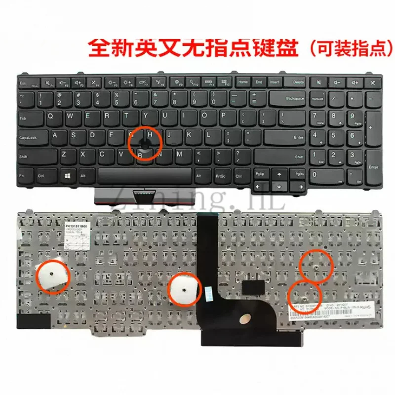 Фото Клавиатура для ноутбуков Nanyuan P50 P70 P51 P71 P70S подходит для компьютеров Lenovo IBM ThinkPad. №3