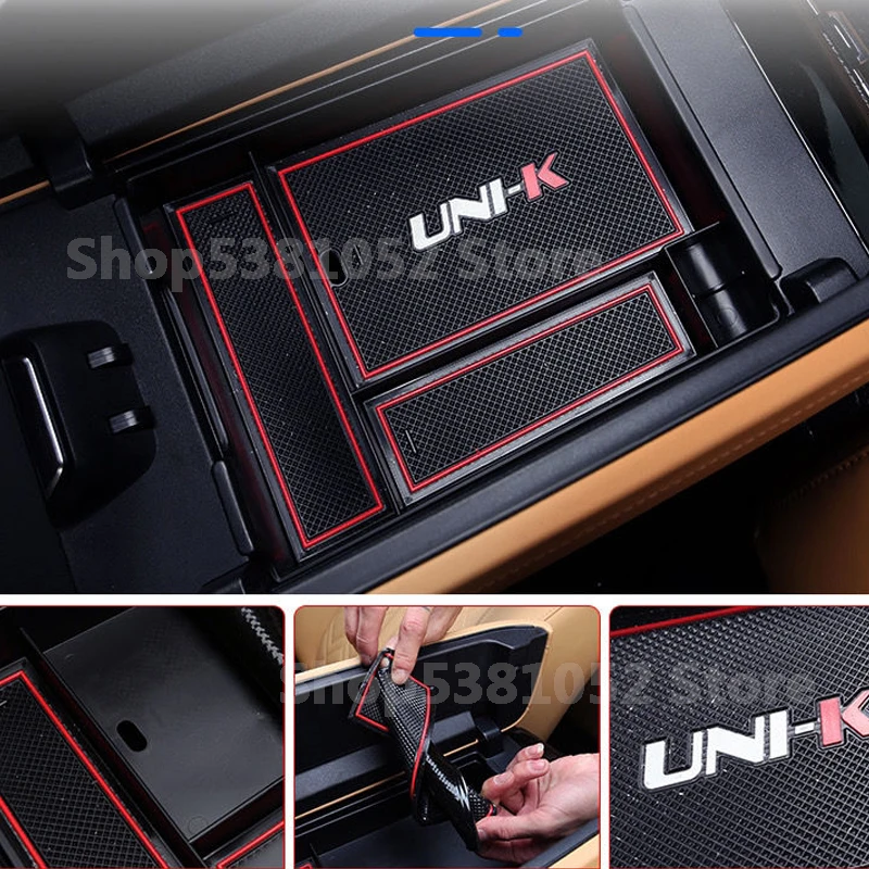 

Armrest Box Storage Box Central Control Storage Box for Changan UNIK Uni-k 2022 2023 Multifunctional Interior Box Accessories
