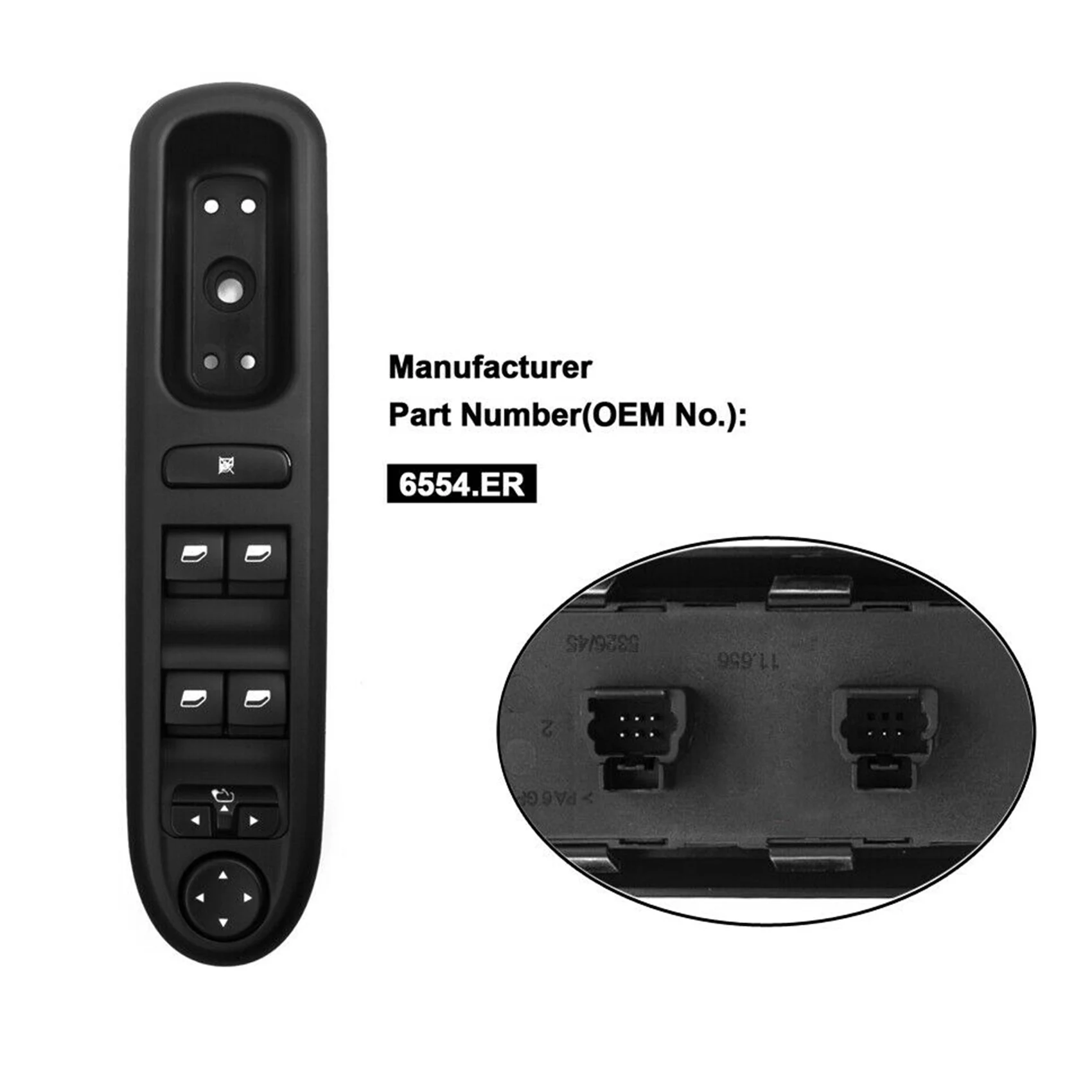 Для Peugeot 407 главный переключатель стеклоподъемника панель управления