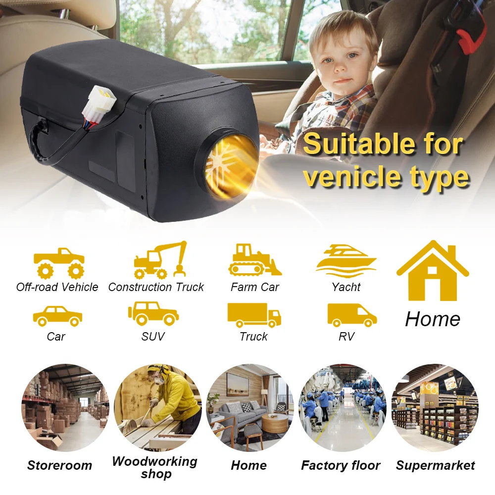 5KW-8KW Автомобильный дизельный обогреватель Комплекты 12 В 24 Пульт дистанционного