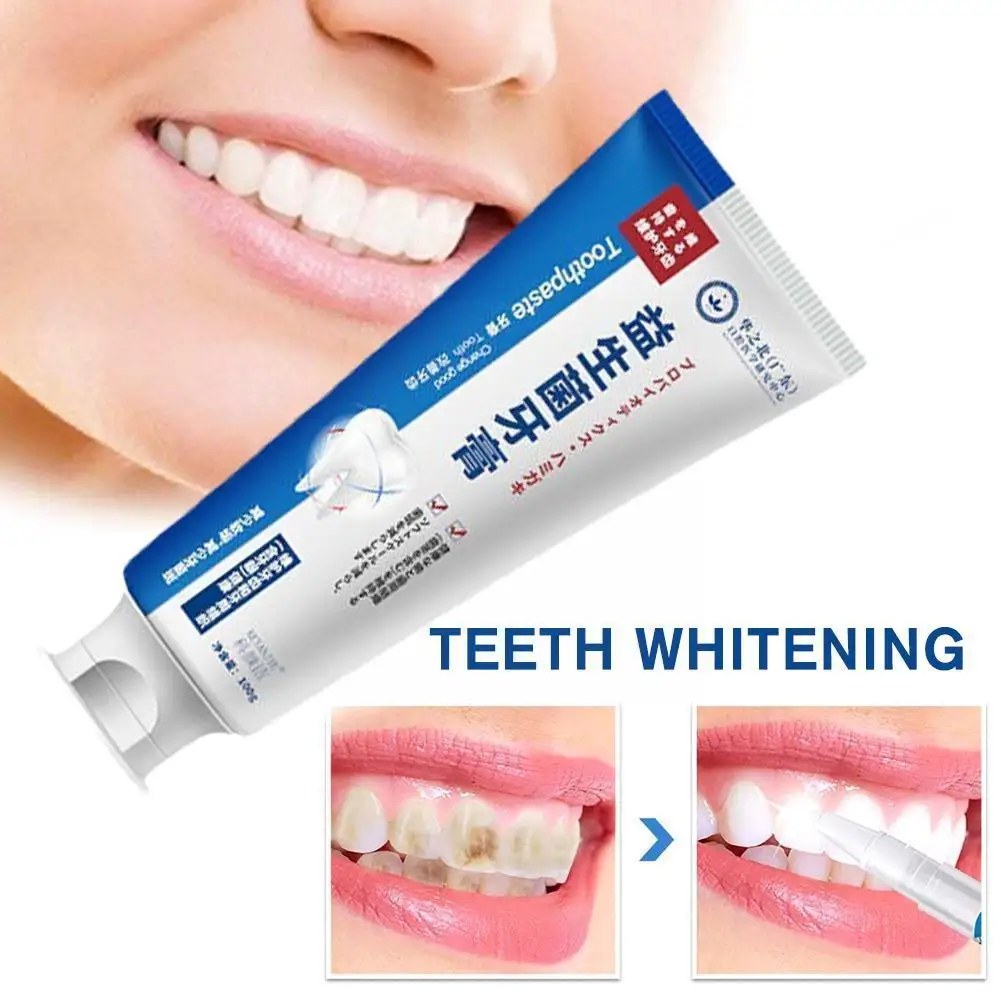 

100g Whitening Teeth Toothpaste Quick Repair Of Cavities Filling Stains Plaque Caries Teeth Repair Yellowing Whitening Remo I2L4