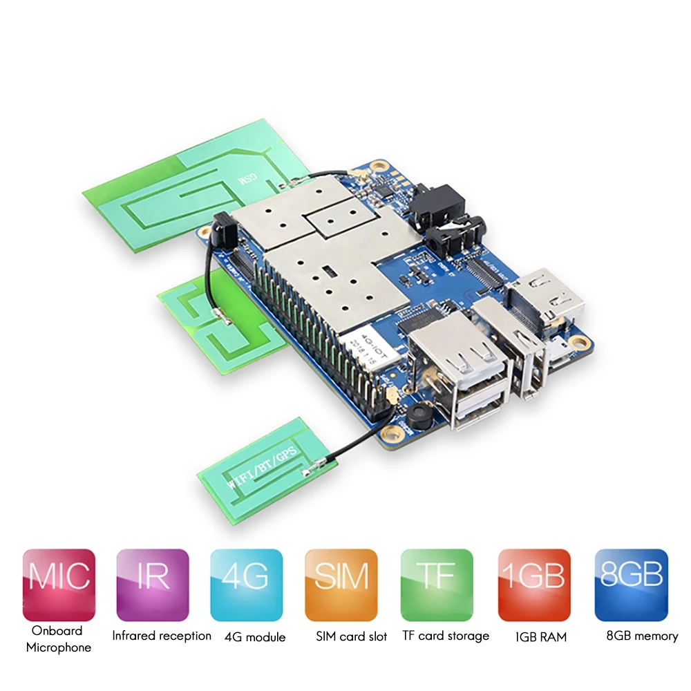 

Orange Pi Orangepi 4G-IOT макетная плата 4GMT6737 для Android Linux