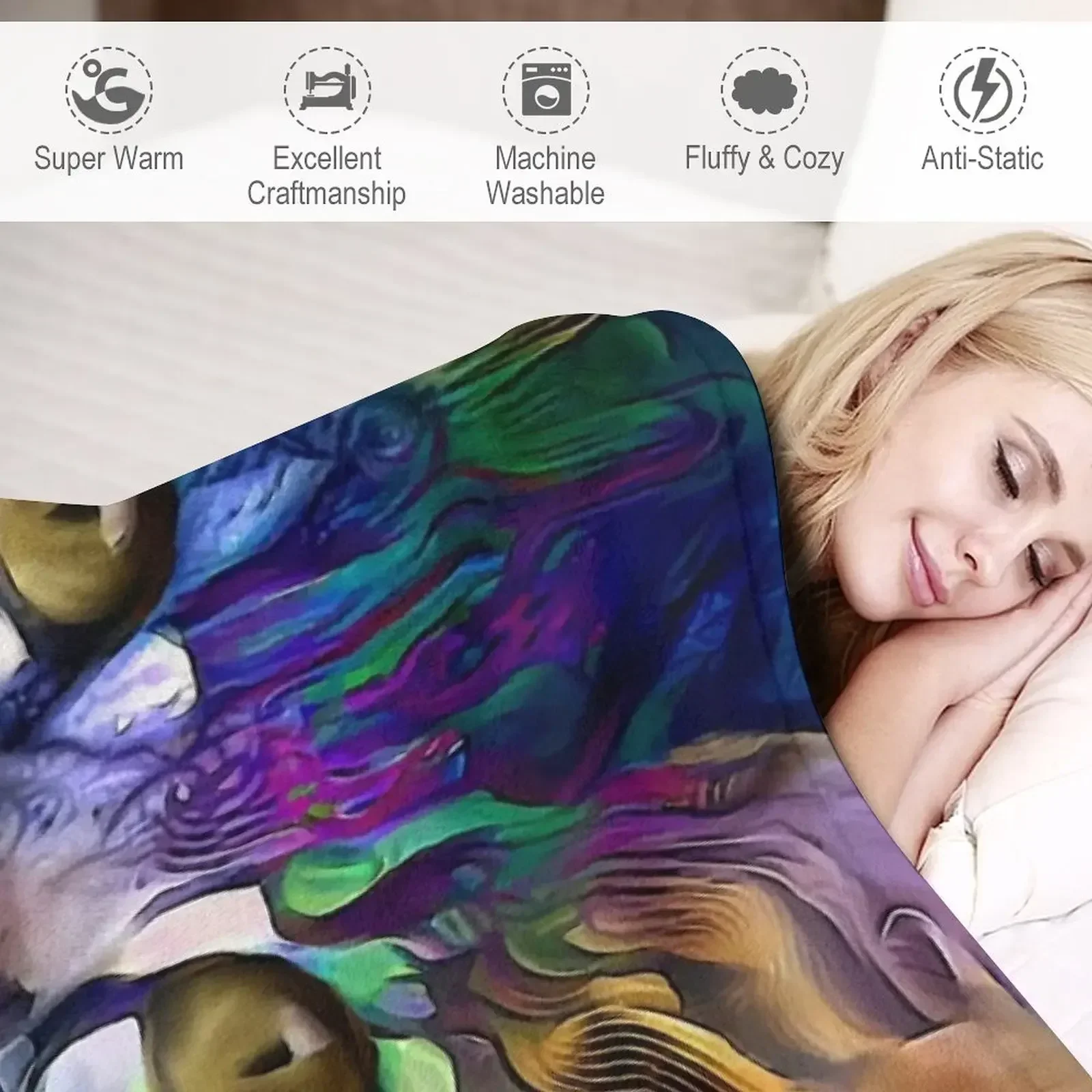 Одеяло для пикника Arabelle кошка Леа Роше картины большие одеяла диваны с