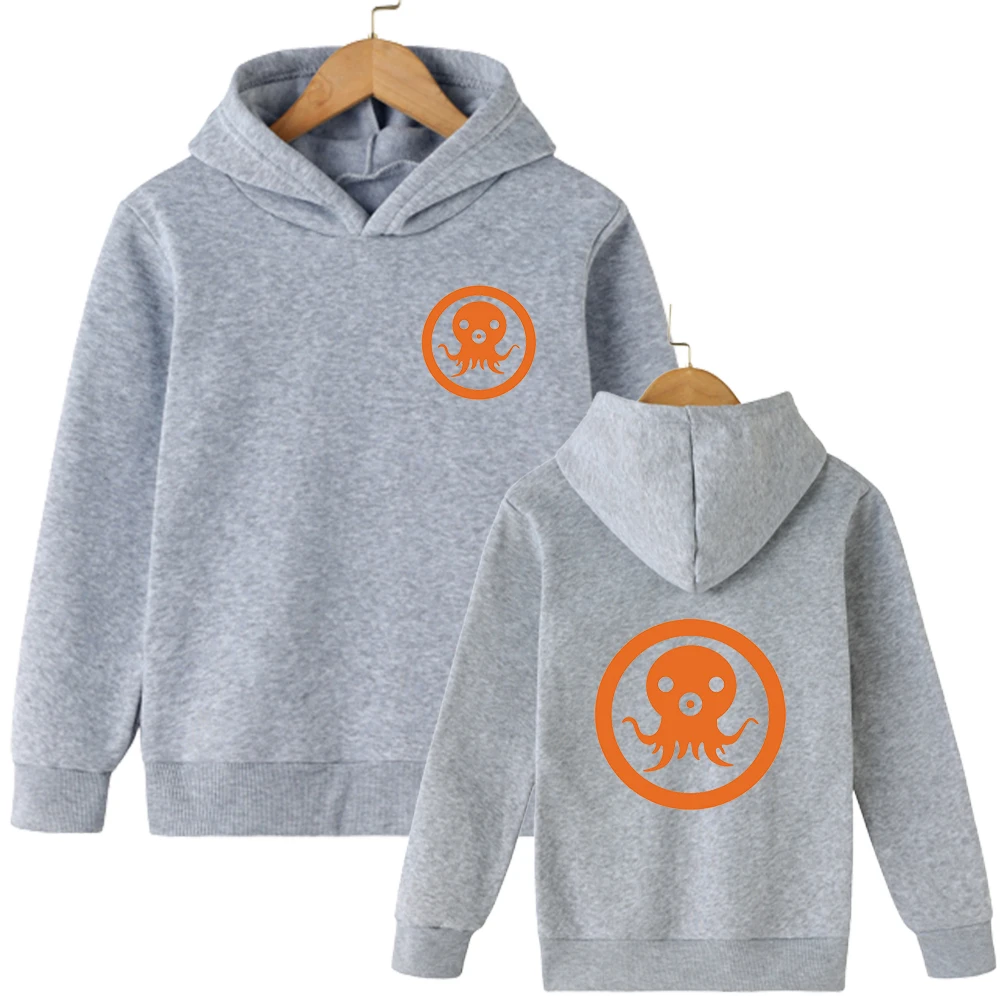 

Octonauts Cartoon 2D Print Hoodie Boys Four Seasons Warm Jumper Girls Multicolor Children 4-14 Years Old Undersea Mini Column