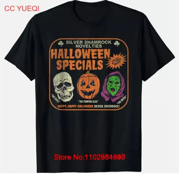 НОВАЯ ОГРАНИЧЕННАЯ футболка Silver Shamrock Novelties специальные предложения на Хэллоуин
