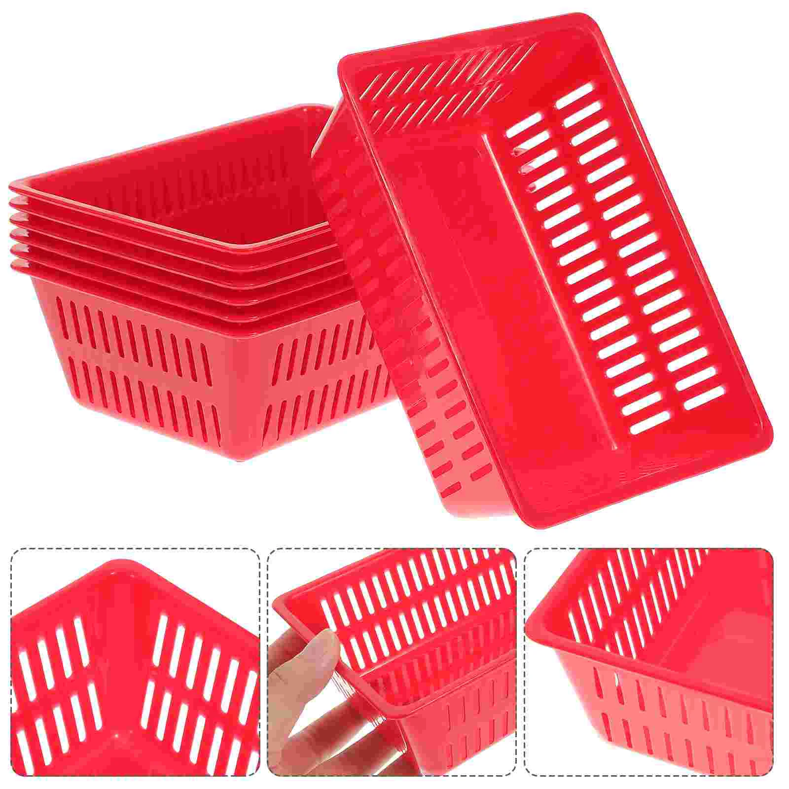 

7 Pcs Coin Basket Desktop Plastic Baskets Decorative Load Coins Sundry Container Multipurpose
