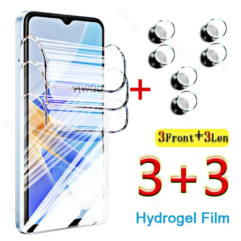 

Не стеклянный объектив камеры для Oppo A17 защита экрана HD для Oppo A74 A76 A77 A77s A94 A95 A96 A97 A98 Гидрогелевая защитная пленка