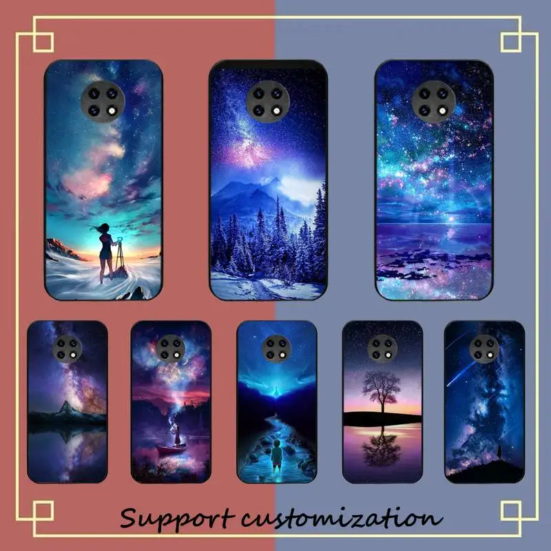 

Star Space Phone Case for Redmi Note 8 7 9 4 6 pro max T X 5A 3 10 lite pro