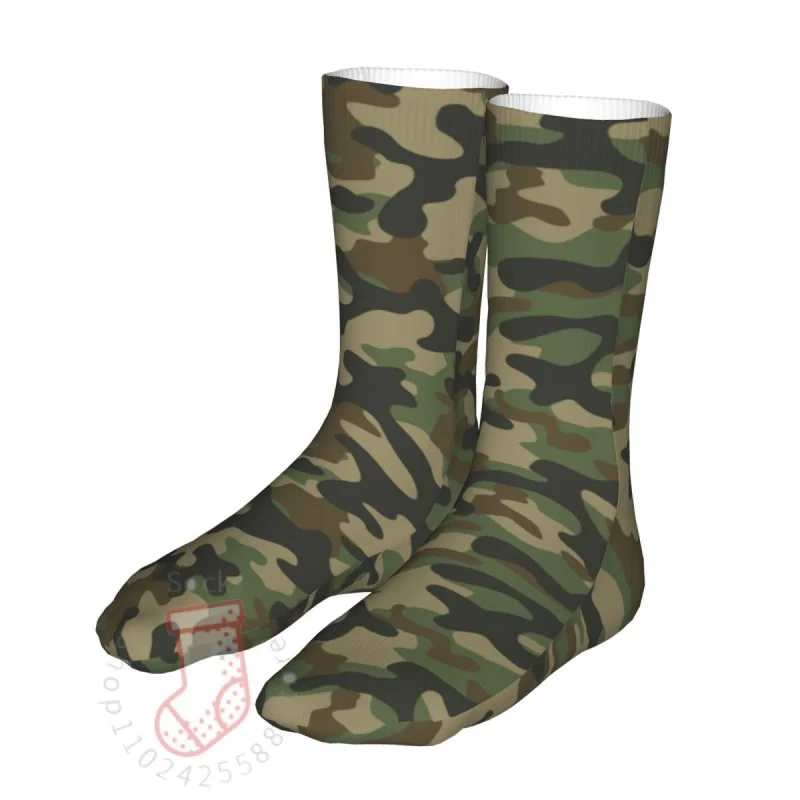

Funny Camouflage Woman Socks 2022 Men Sports Socks