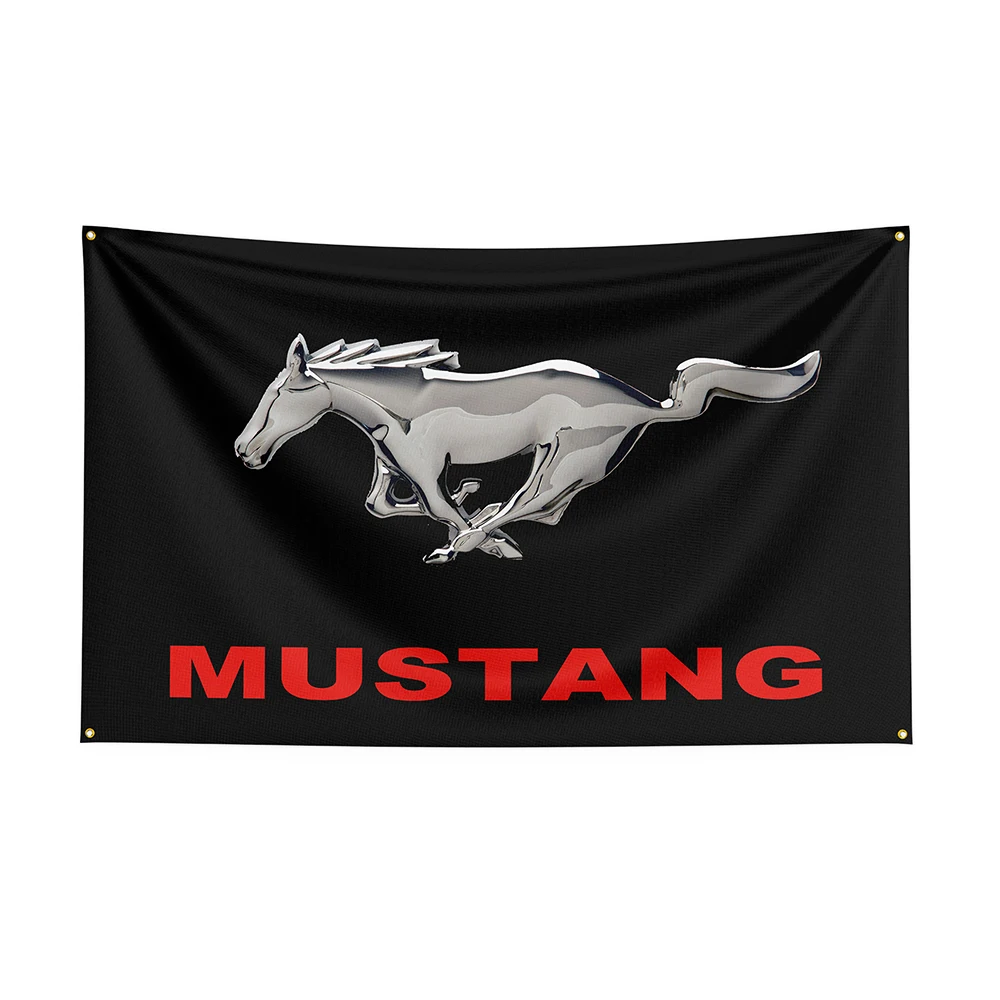 

90x150 см, флаг Mustangs, полиэстер, печатная фотография, фотография, флаг, баннер