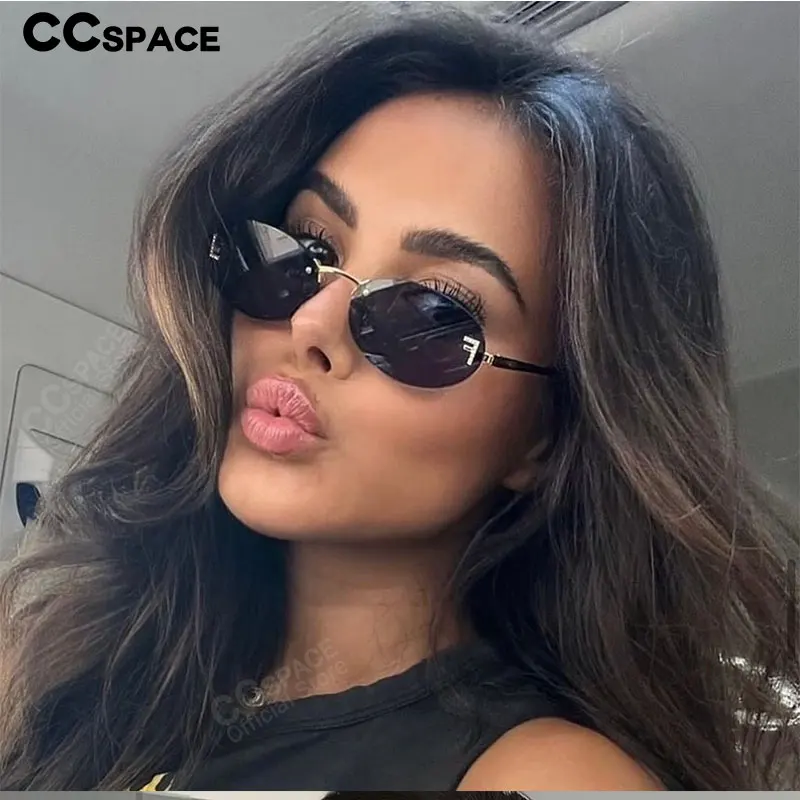 Солнцезащитные очки без оправы UV400 #2024 300371