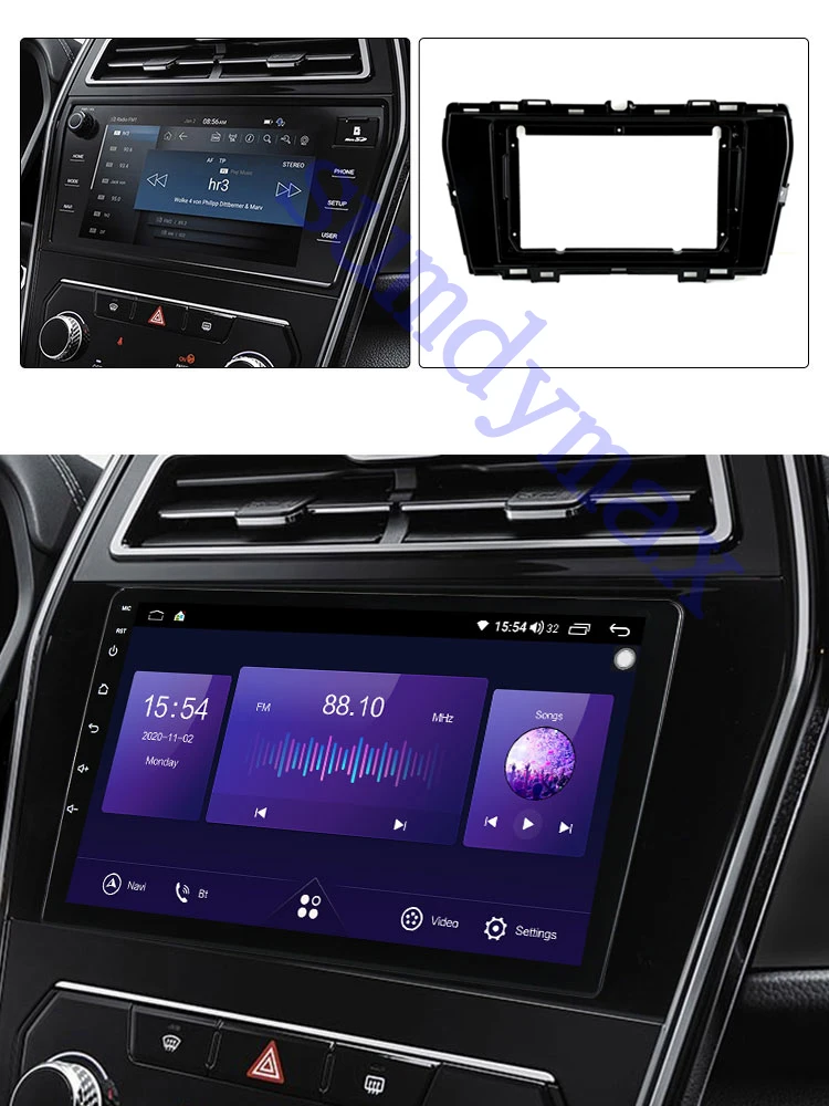 9-дюймовый автомобильный радиоприемник передняя рамка для SsangYong Tivoli Tivolan 2019 + Fascia