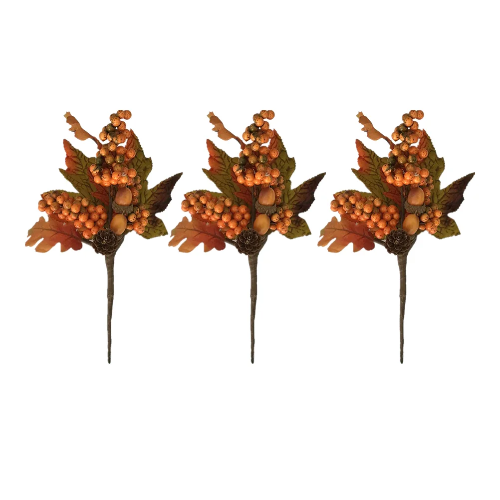 

Fall Picks Floral Leaves Thanksgiving Stemsflowers Pine Flower Christmas Maple Crafts Spraysarrangements Leaf Berries Fake
