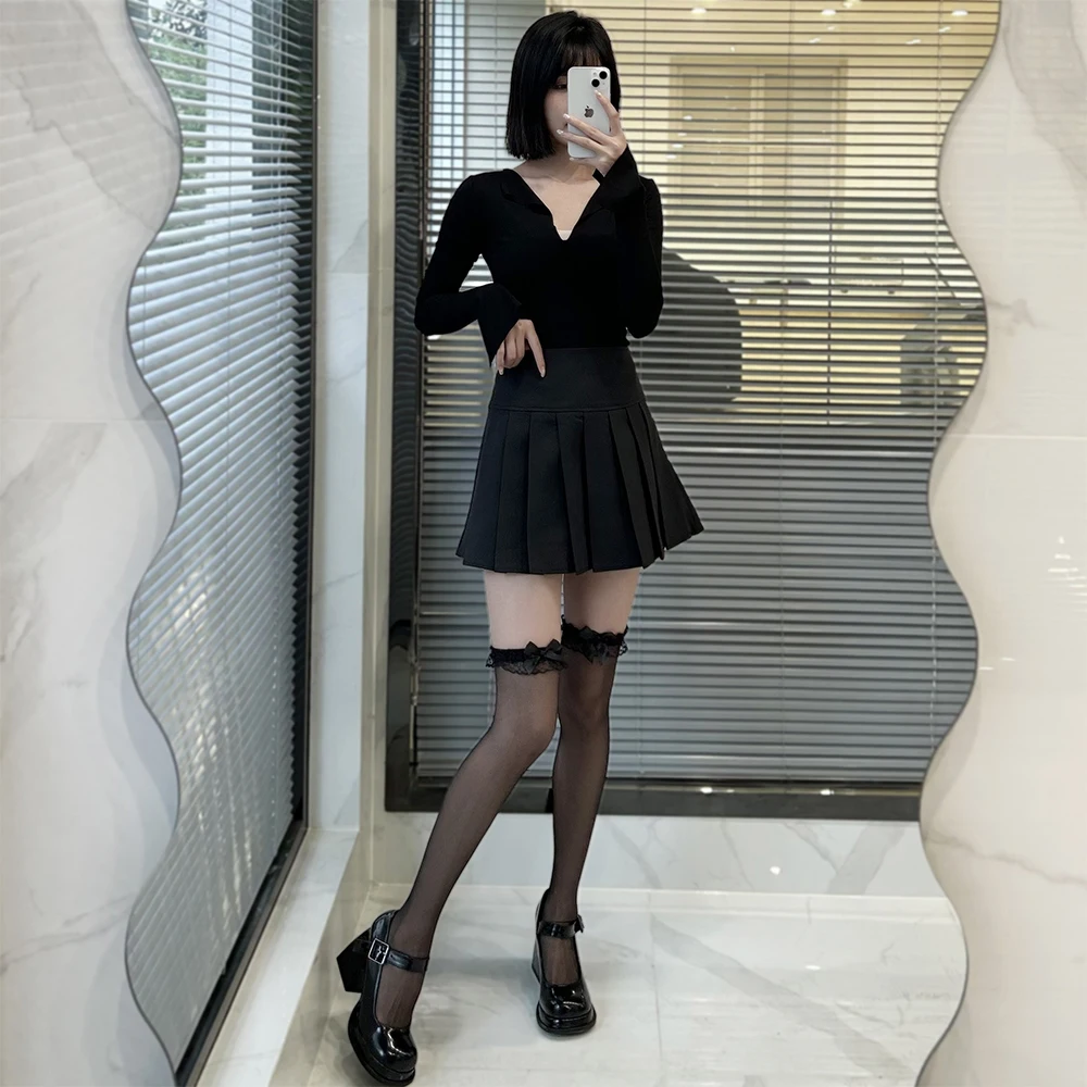 

Новые женские черные чулки с поясом, высокие сетчатые колготки, эротическое белье, сексуальные колготки с цветочным принтом, длинная сетка