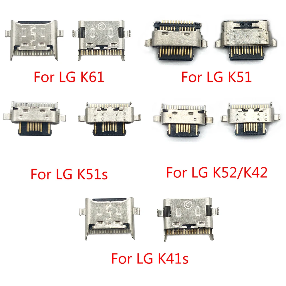 

20 Pcs Micro USB Jack Charging Socket Charger Port Plug Dock Connector For LG K41S K51 K51S K52 K42 K61 K50 K50S
