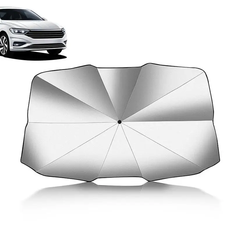 

Автомобильный солнцезащитный зонт на лобовое стекло, складной солнцезащитный козырек, блок УФ-лучей, портативный автомобильный передний Окно, теплоизоляция для автомобиля, внедорожника