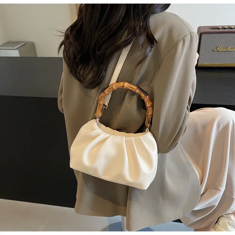 Модные нишевые дизайнерские простые классические сумки через плечо 2024