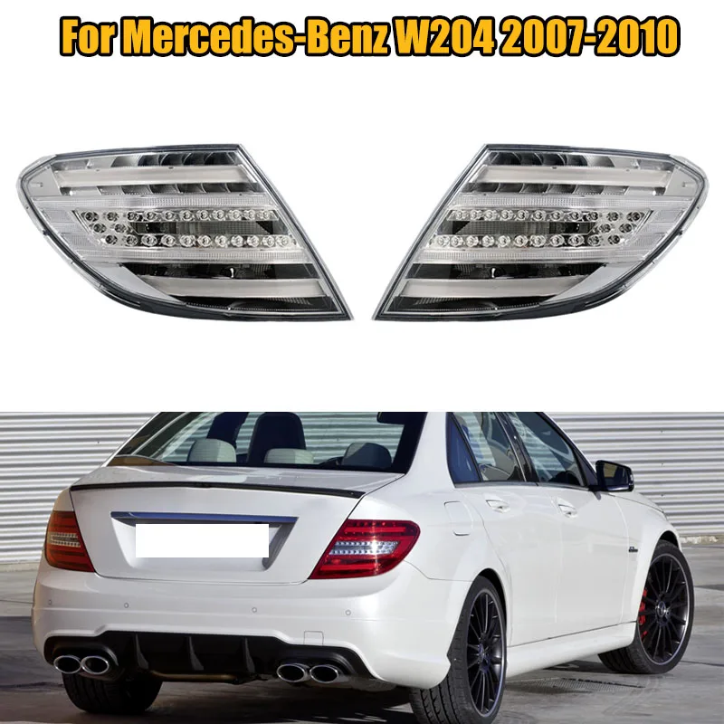 1 пара прозрачных линз светодиодные задние фонари задний фонарь с дальний тормоз