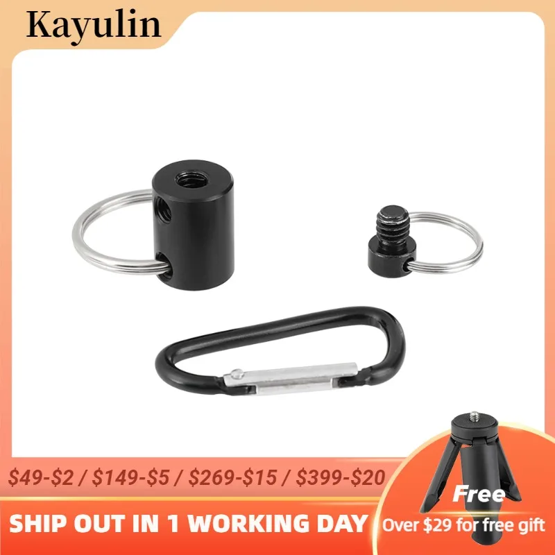 

Kayulin Tripod Hanger (1/4"-20) And 1/4" Split Ring Camera Screw Bolt