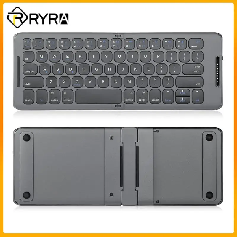 

RYRA Mini Foldable Wireless Folding Keyboard Keyboard Windows Android IOS Phone English Keyboard Folding Keyboard