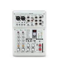 new arrival profx6 professional digital mixer audio interface dj sound card consoel with phantom power equipment