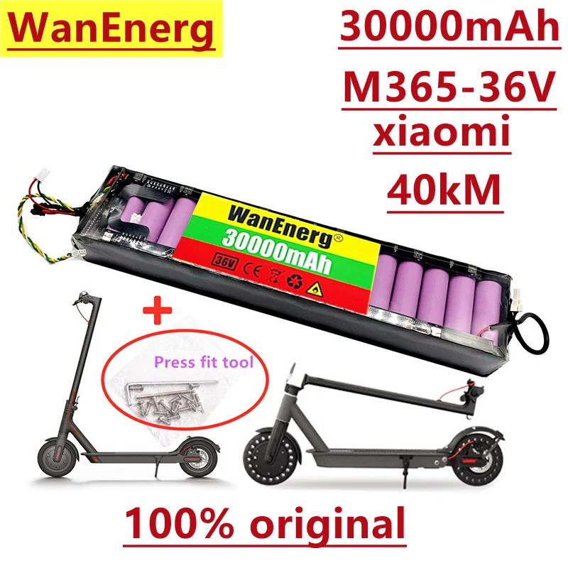 

Электрический самокат Xiaomi m365 36 В, складная батарея 30 А ч, подходит для электросамоката Xiaomi m365 серии со встроенной платой BMS