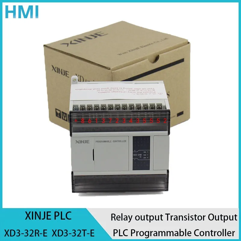 

Original XINJE PLC XD3-32R-E relay output XD3-32T-E transistor output programmable controller