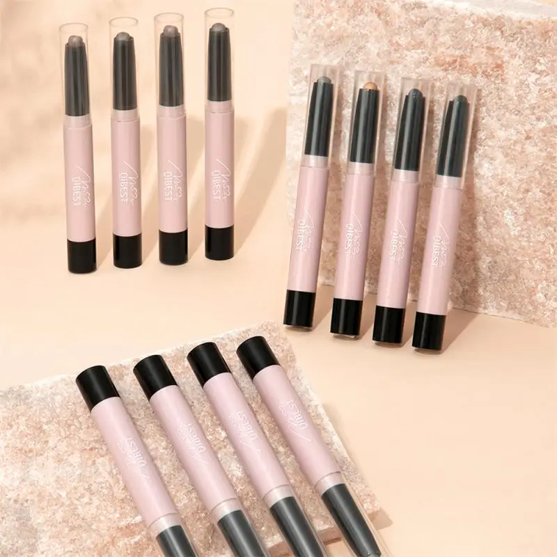 

Matte Eye Shadow Pen Shimmer Brightening Highlighter Glitter Pearlescent Eyeshadow Pencil Silkworm Stick Korean Makeup Cosmetics