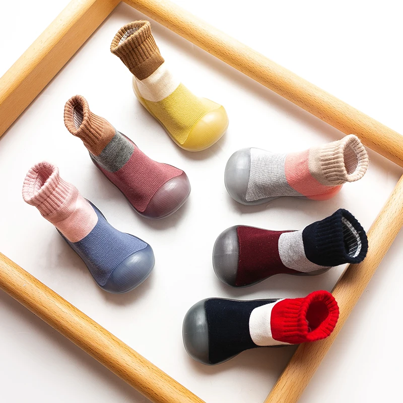 Первые Ходунки Для Новорожденных — Осенне-зимняя Нескользящая Домашняя Обувь Из