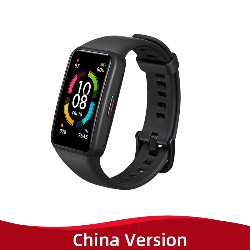 

HONOR Band 6 Smart Bracelet 6 1.47" AMOLED Screen Blood Oxygen Smartband Fitness Tracker Bluetooth 5.0 Waterproof Heart Rate