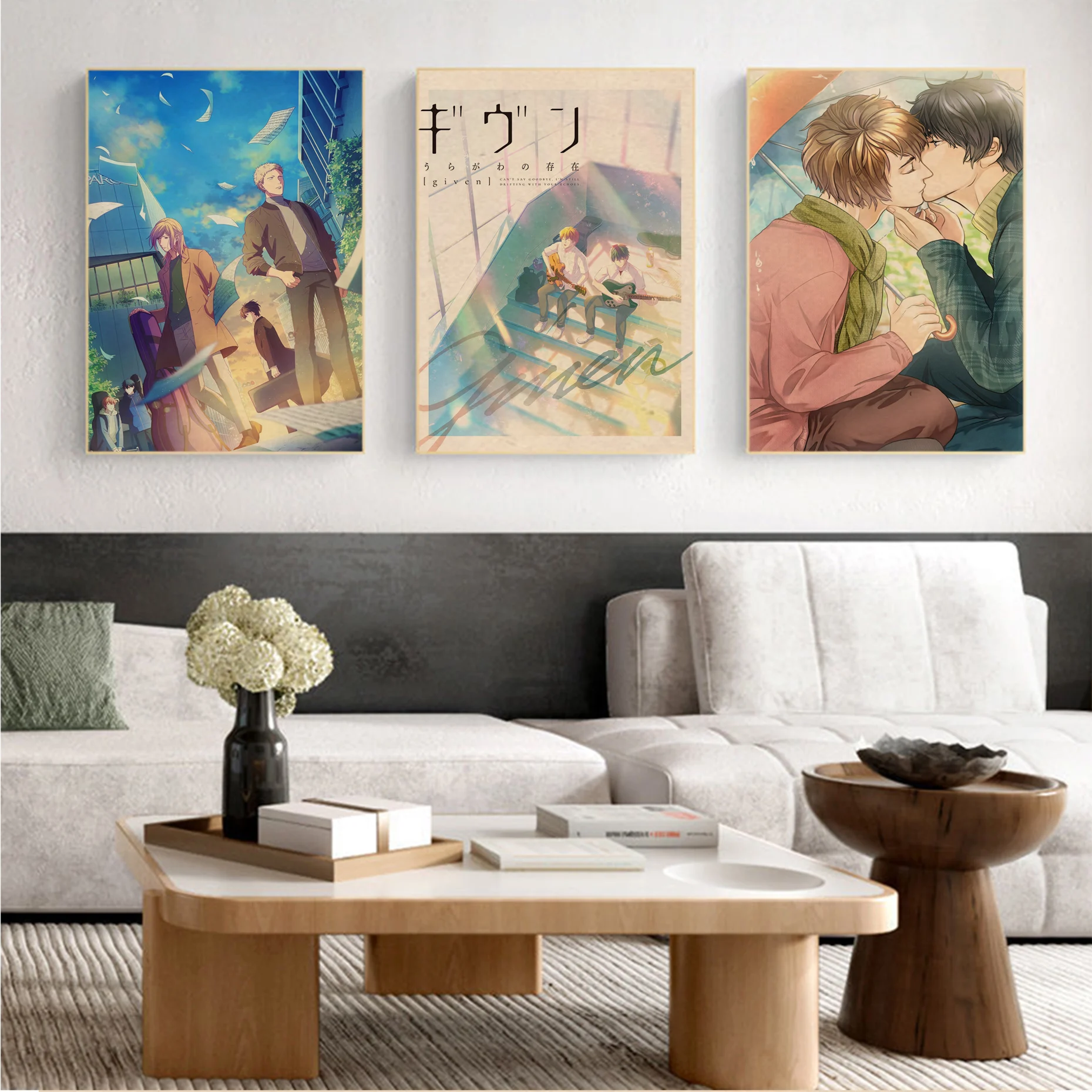 

Anime Given Movie Posters Vintage Room Bar Cafe Decor Home Decor