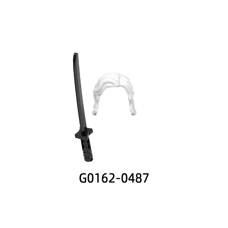 Экшн-фигурки копье крыло осьминог оружие брюки детали для волос модель блоков