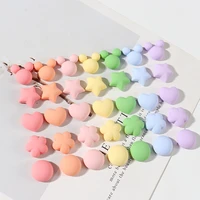 100pcslot candy color star heart shape flatback resin cabochons scrapbooking cute diy jewelry craft decoration accessory