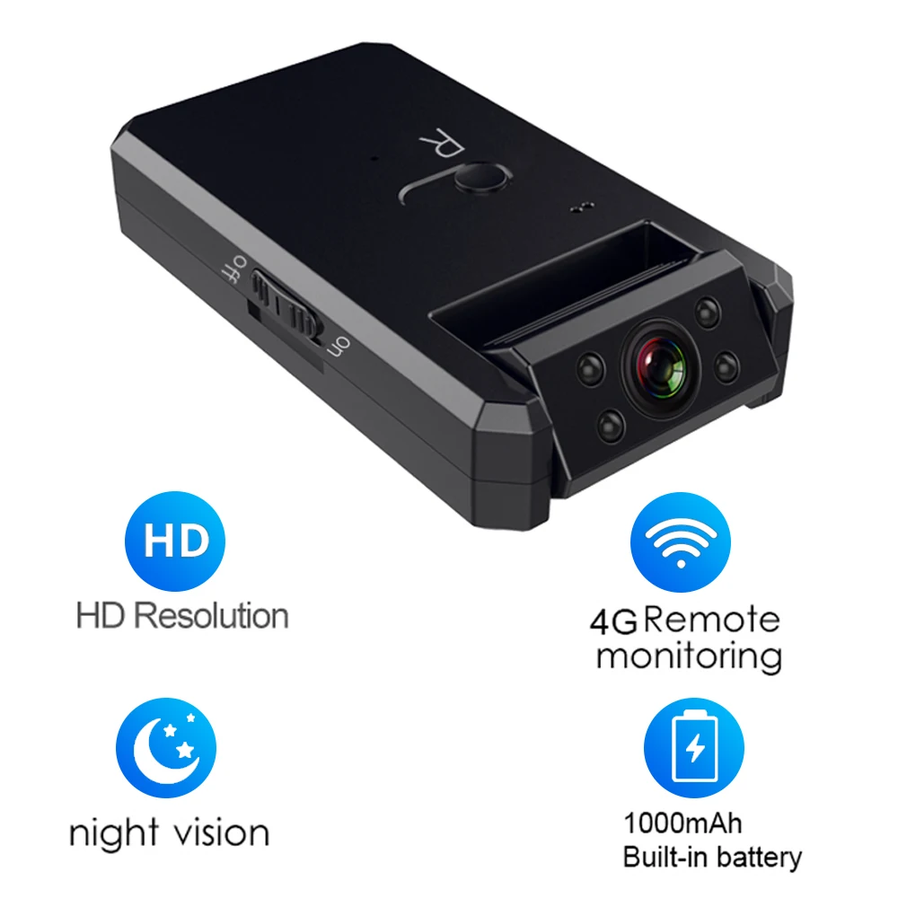 

Мини-камера 1080PMini, беспроводная, ночная версия, электронная почта, дистанционное управление, HD DVR, угол обзора 165 градусов