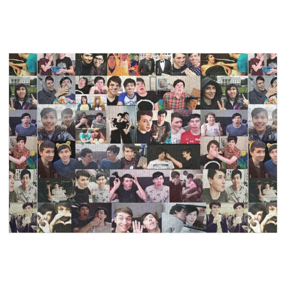 Дэн и Фил! Игра-головоломка детская древесина для взрослых игрушка на заказ