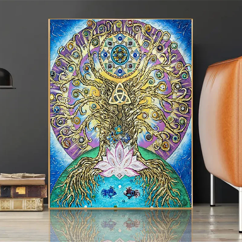 Алмазная живопись 5D сделай сам картина с полным заполнением абстрактное