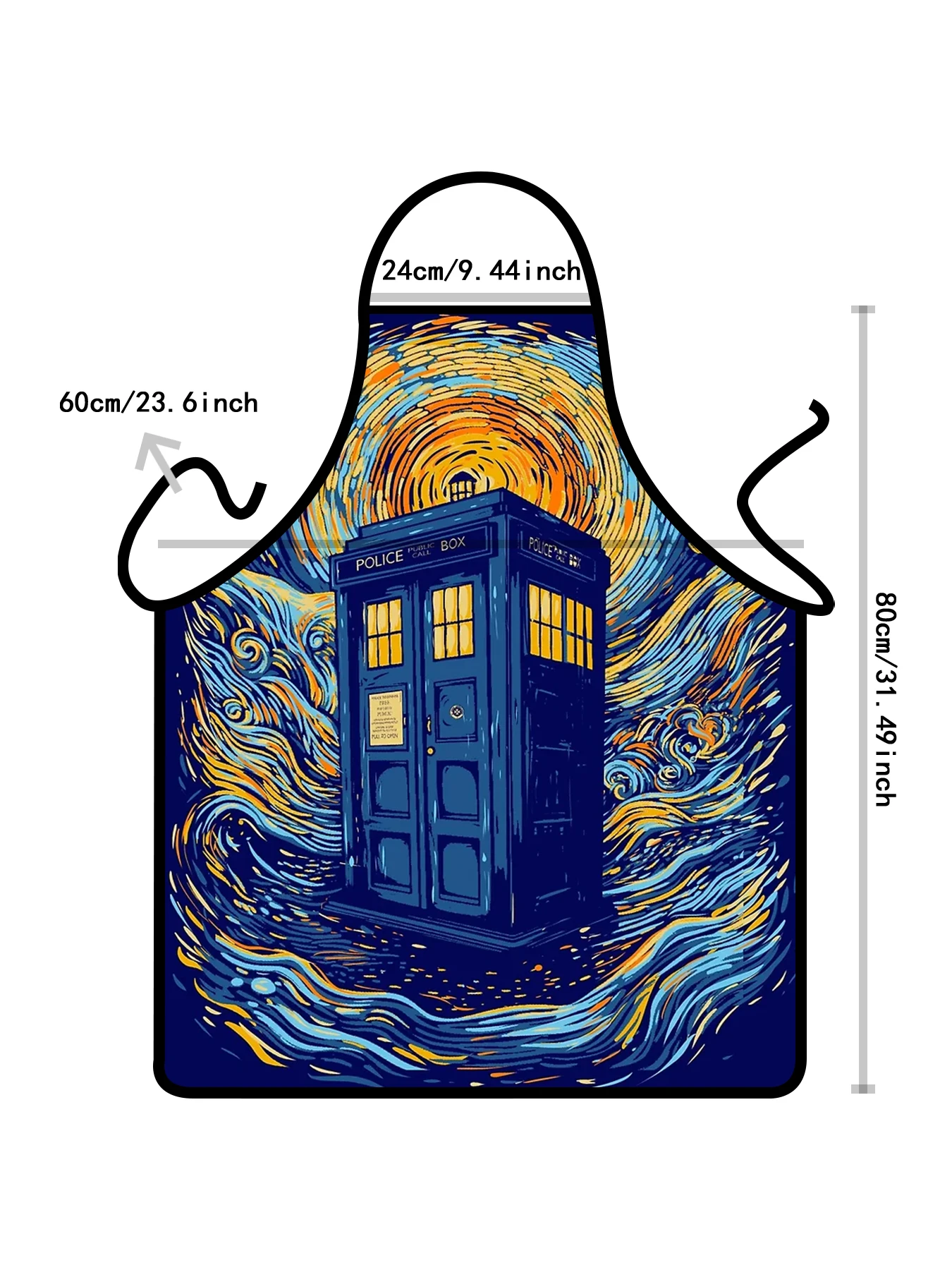 Мужской водонепроницаемый фартук для шеф-повара из Остина Muppets Регулируемый