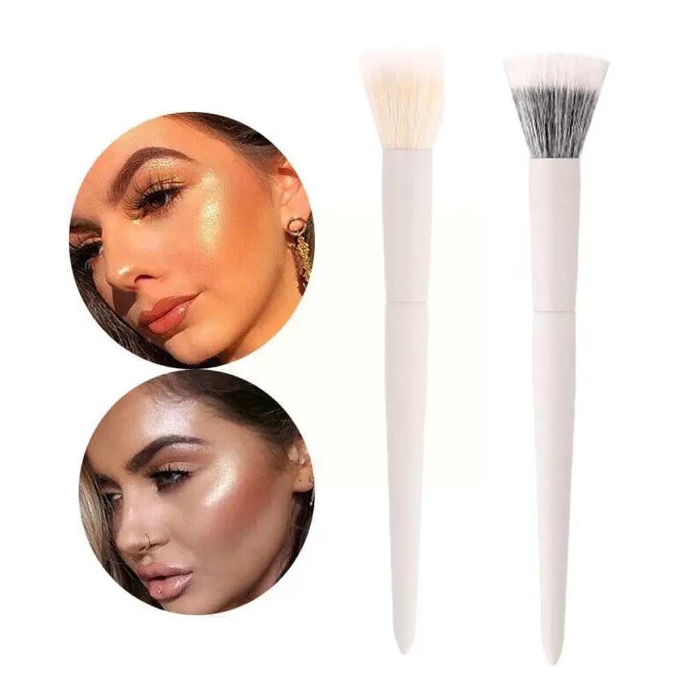 

Dotting Stippling Powder Blusher Brush Fine Light Hair Branch Wool Single Clear Brush Animal Multipurpose Flat M Q3z7