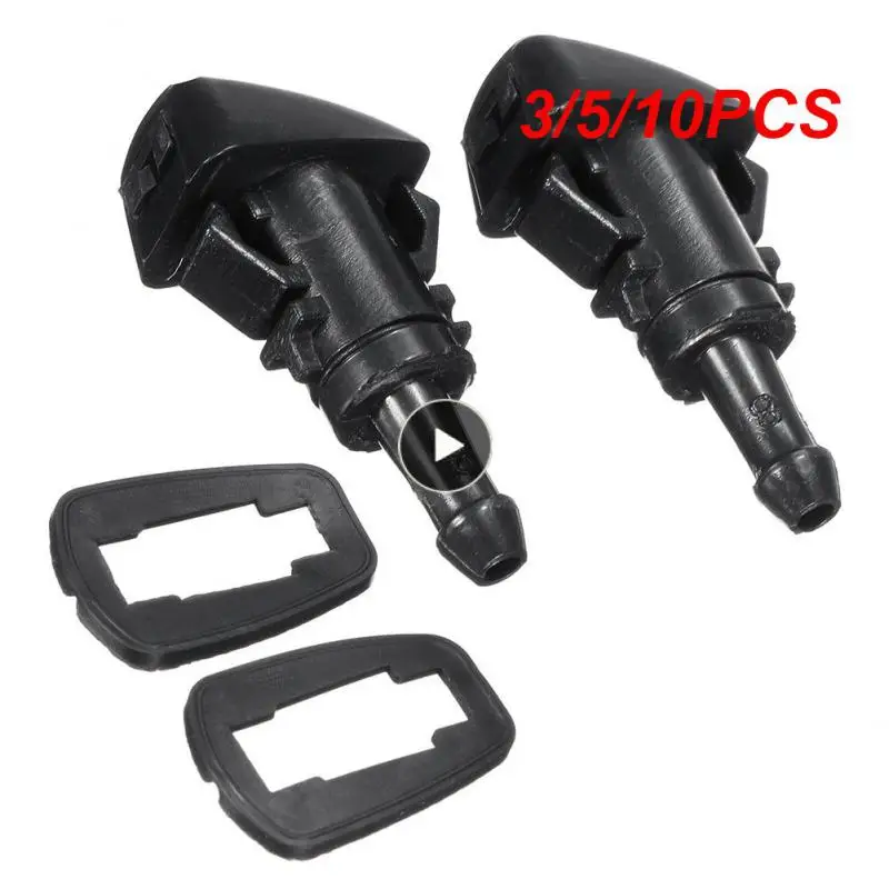 

3/5/10PCS A Pair Of Wiper Nozzles Long Service Life Glass Sprinklers Portable Durable Wiper Cover Nozzles Car Accessories