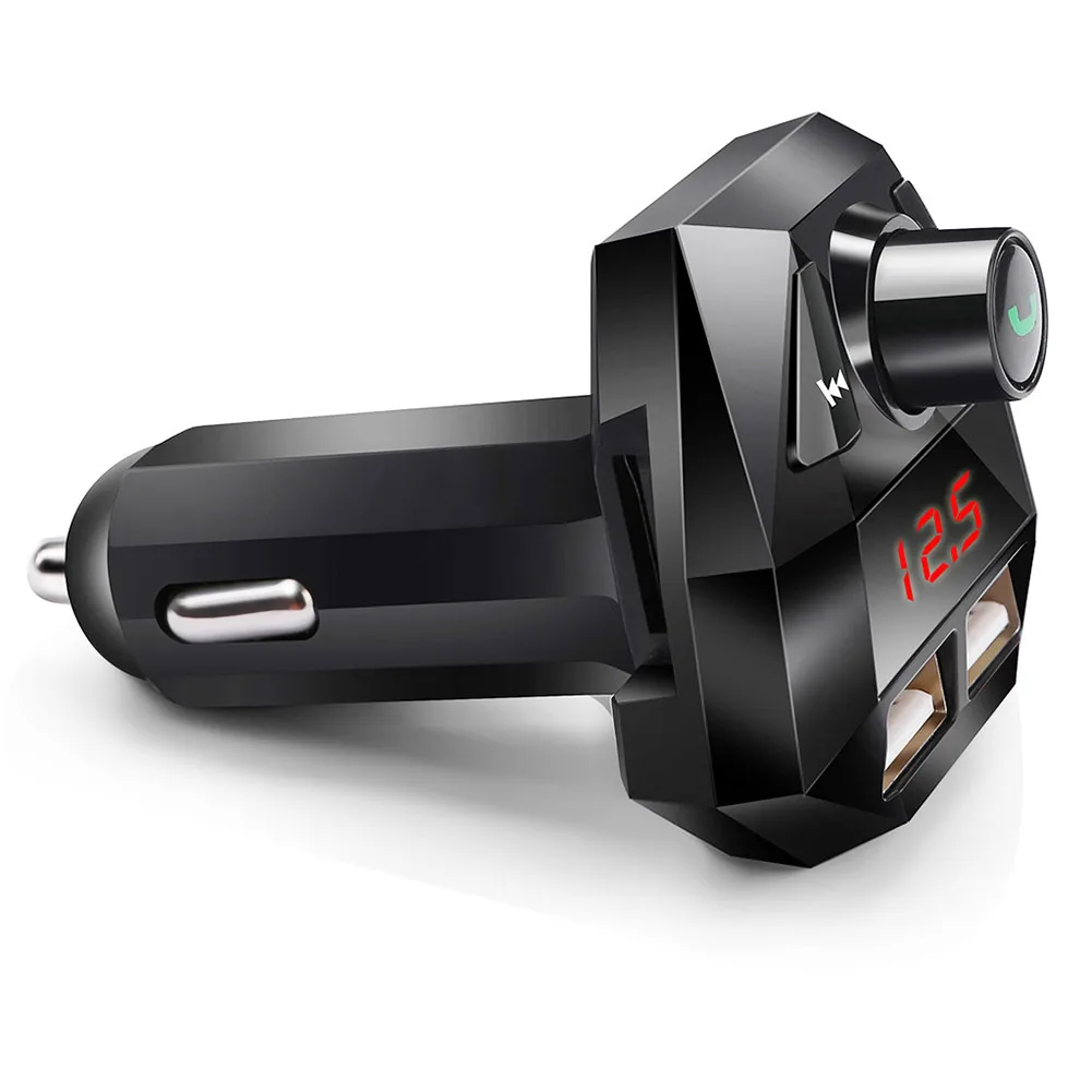 

Автомобильный MP3-плеер Bluetooth Автомобильный MP3-плеер Bluetooth 5 В/2,1 а ABS USB2.0 высокоскоростной аудиомодулятор монитор