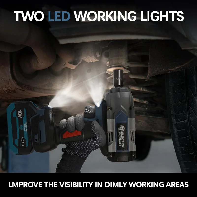 Электрический ударный гайковерт Goddess DBS028 бесщеточный электрический ключ